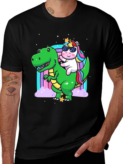 Dino Unicorn Rainbow T-Shirt