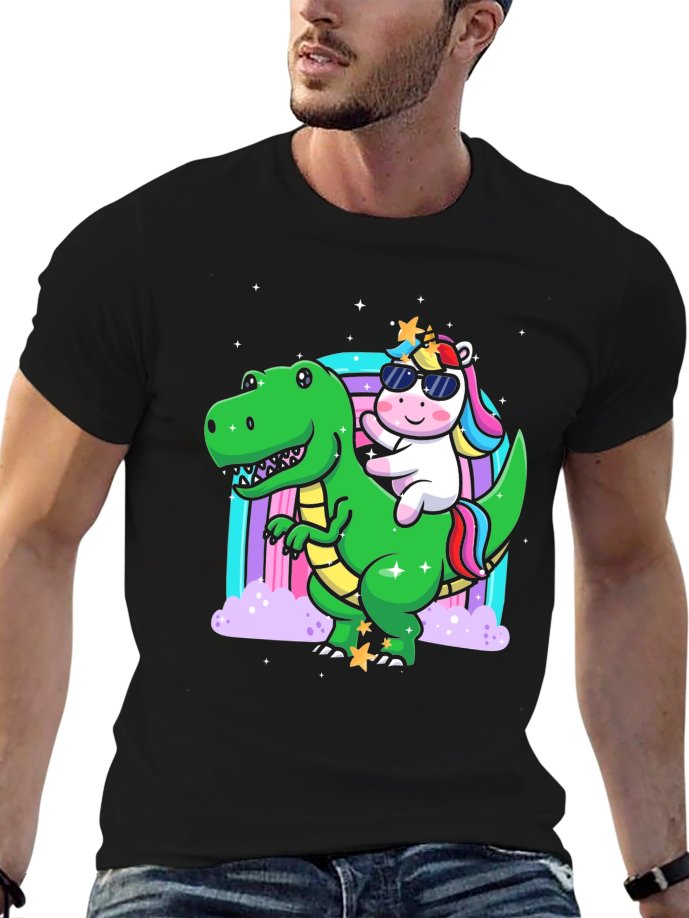 Dino Unicorn Rainbow T-Shirt