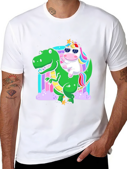 Dino Unicorn Rainbow T-Shirt