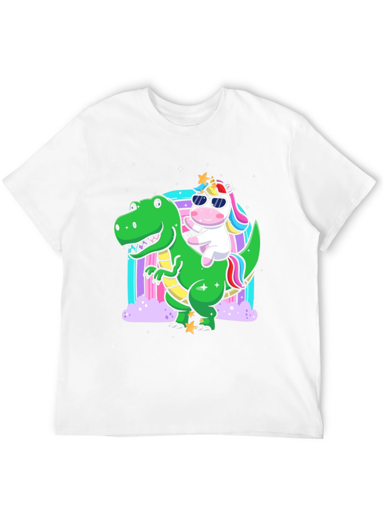 Dino Unicorn Rainbow T-Shirt