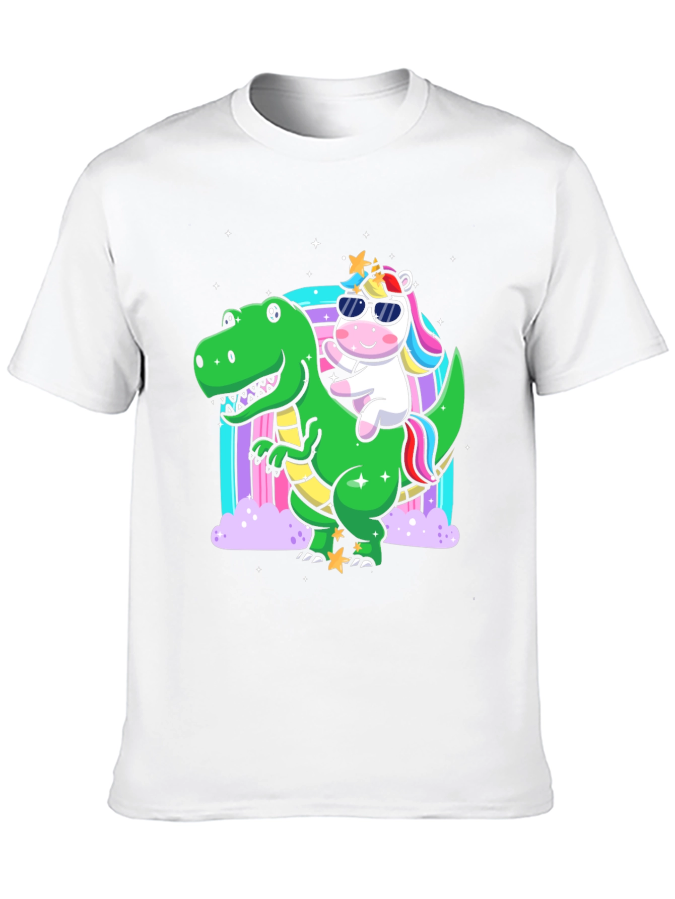 Dino Unicorn Rainbow T-Shirt
