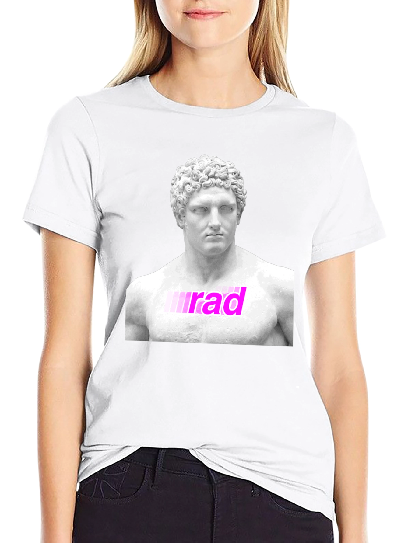 Rad Statue Graphic T-Shirt