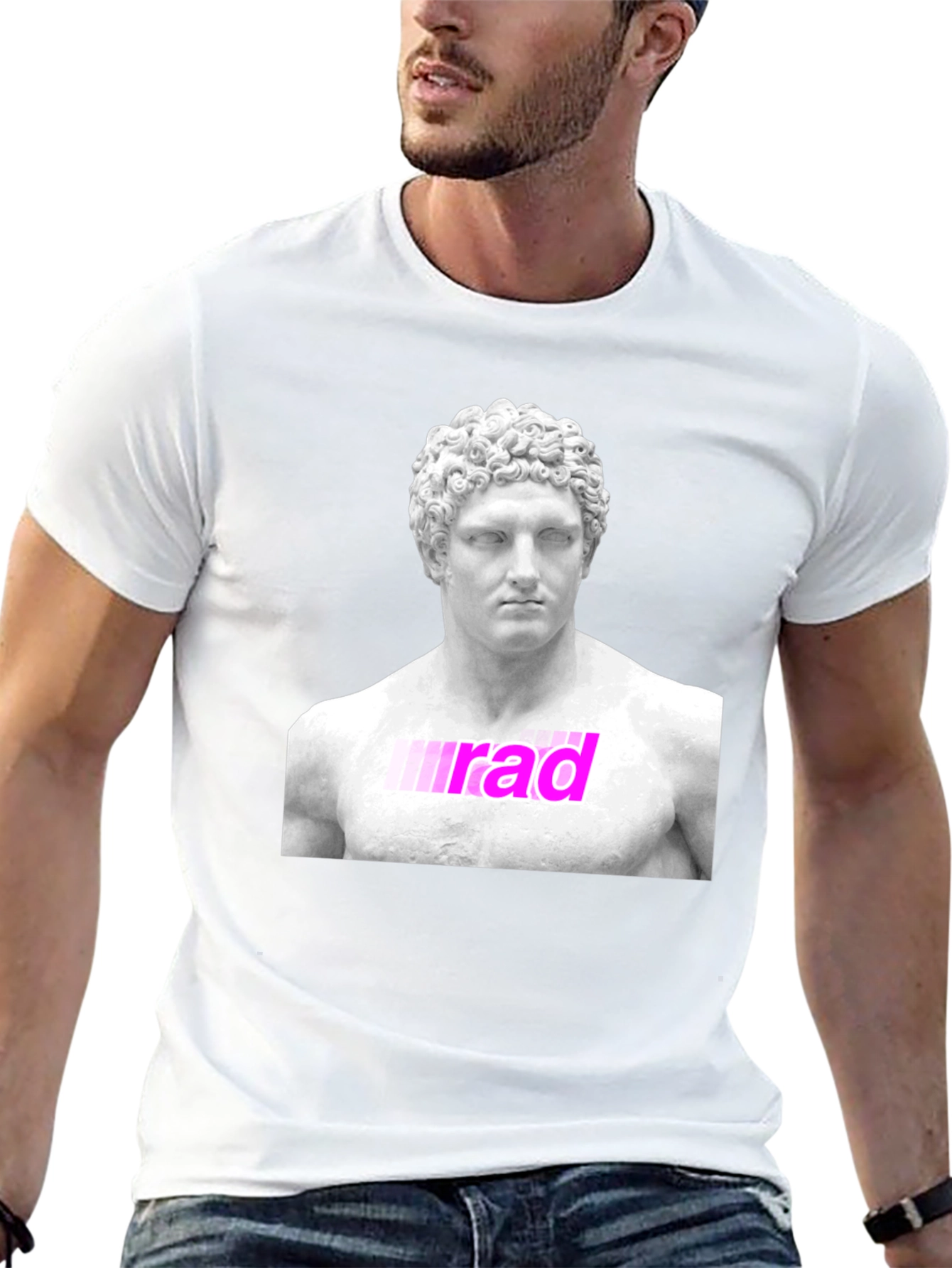 Rad Statue Graphic T-Shirt