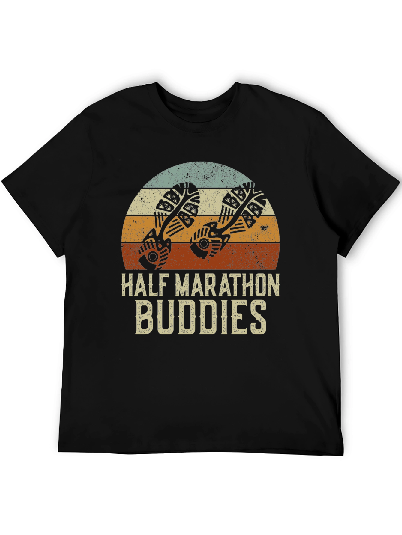 Half Marathon Buddies Retro Style T-Shirt