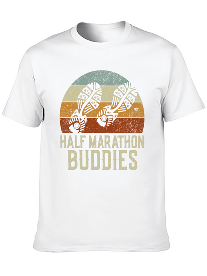 Half Marathon Buddies Retro Style T-Shirt