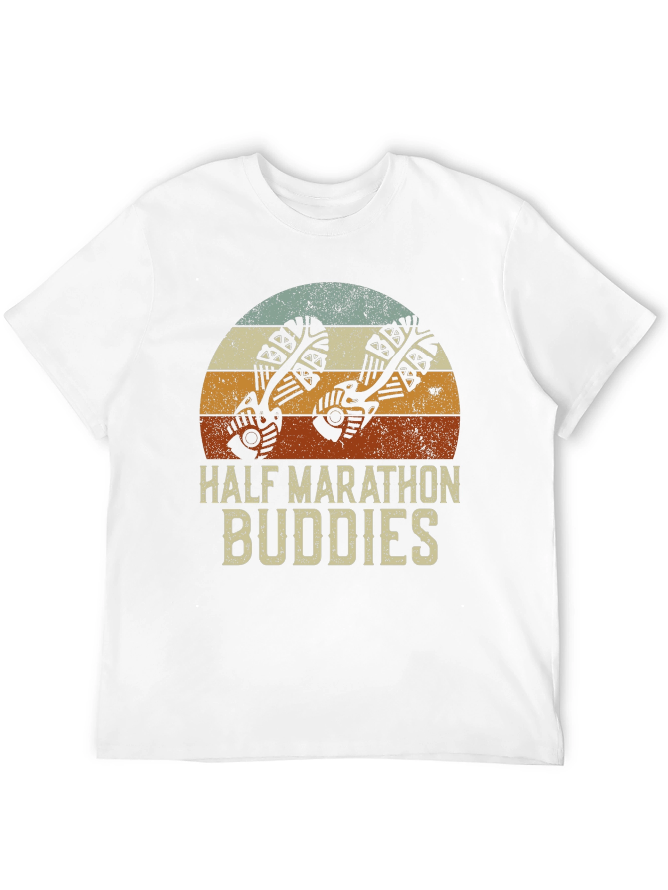 Half Marathon Buddies Retro Style T-Shirt