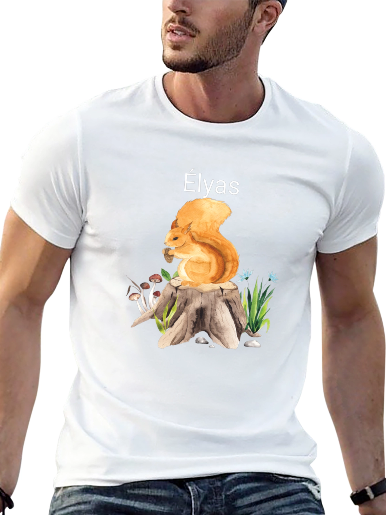 Squirrel Forest Tee - Elyas Custom