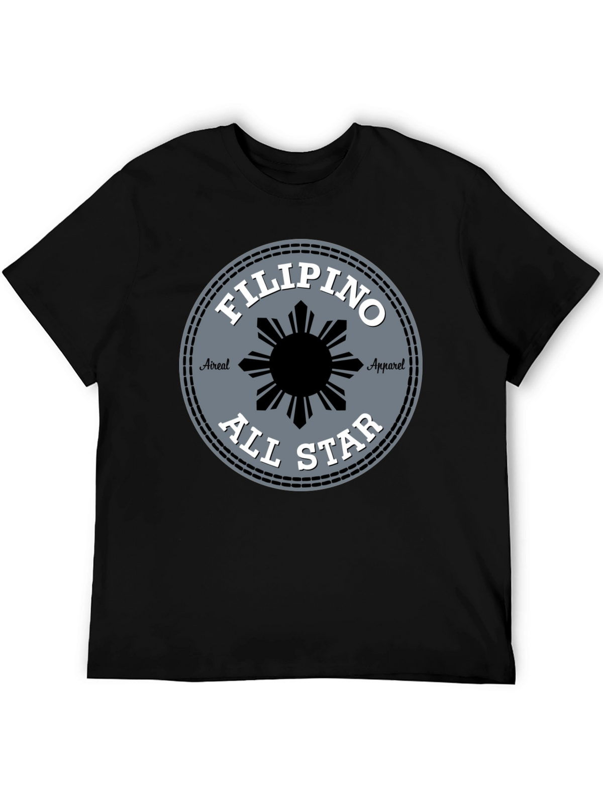 Filipino All Star Tee - Black Graphic T-Shirt