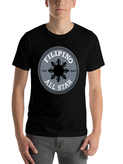 Filipino All Star Tee - Black Graphic T-Shirt