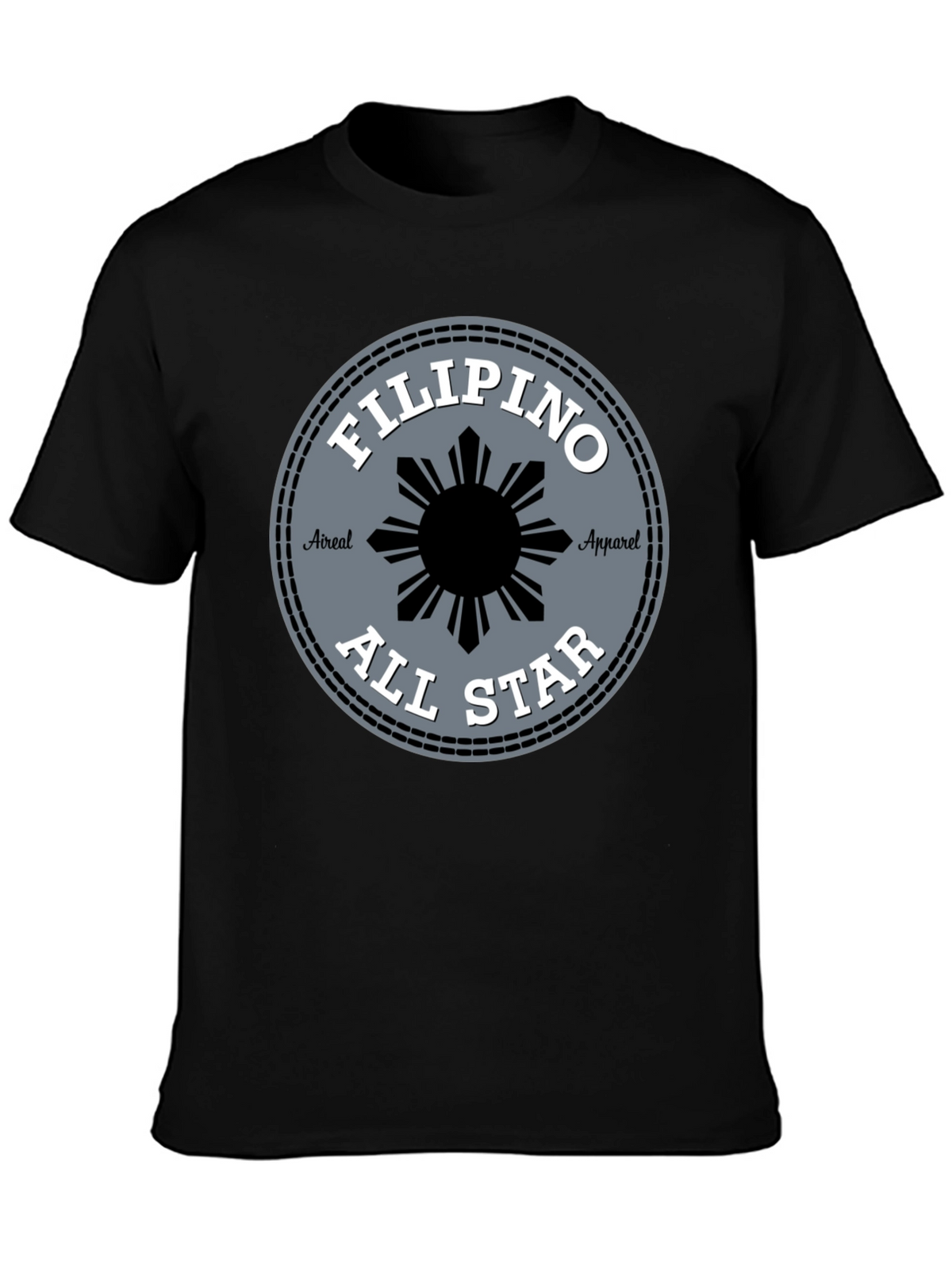 Filipino All Star Tee - Black Graphic T-Shirt