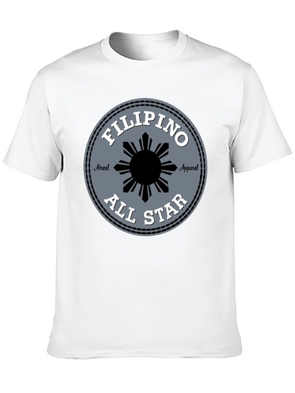 Filipino All Star Tee - Black Graphic T-Shirt