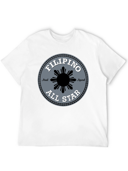 Filipino All Star Tee - Black Graphic T-Shirt