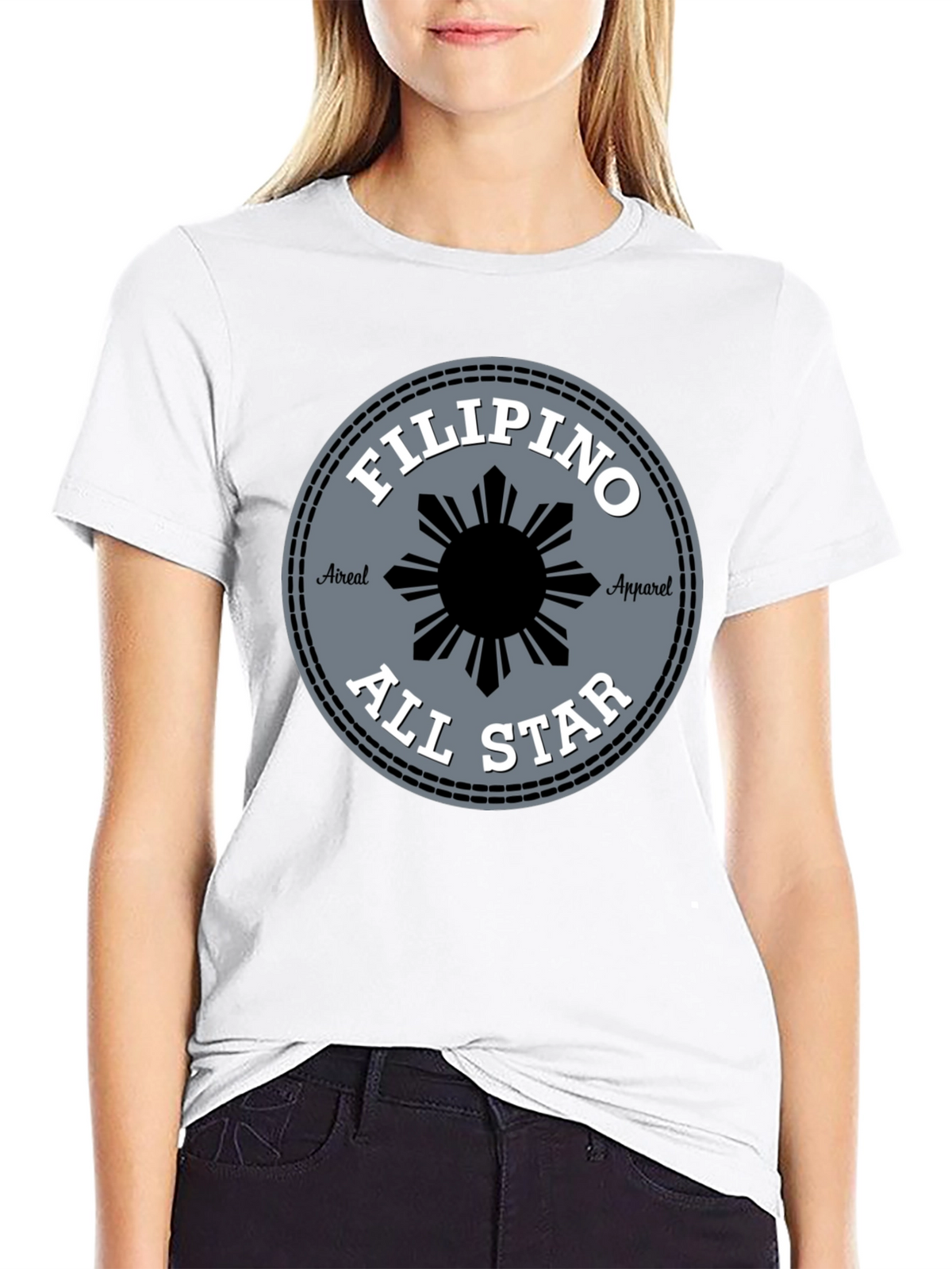 Filipino All Star Tee - Black Graphic T-Shirt