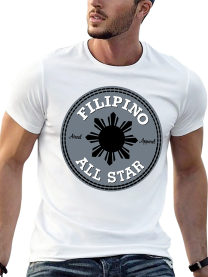 Filipino All Star Tee - Black Graphic T-Shirt