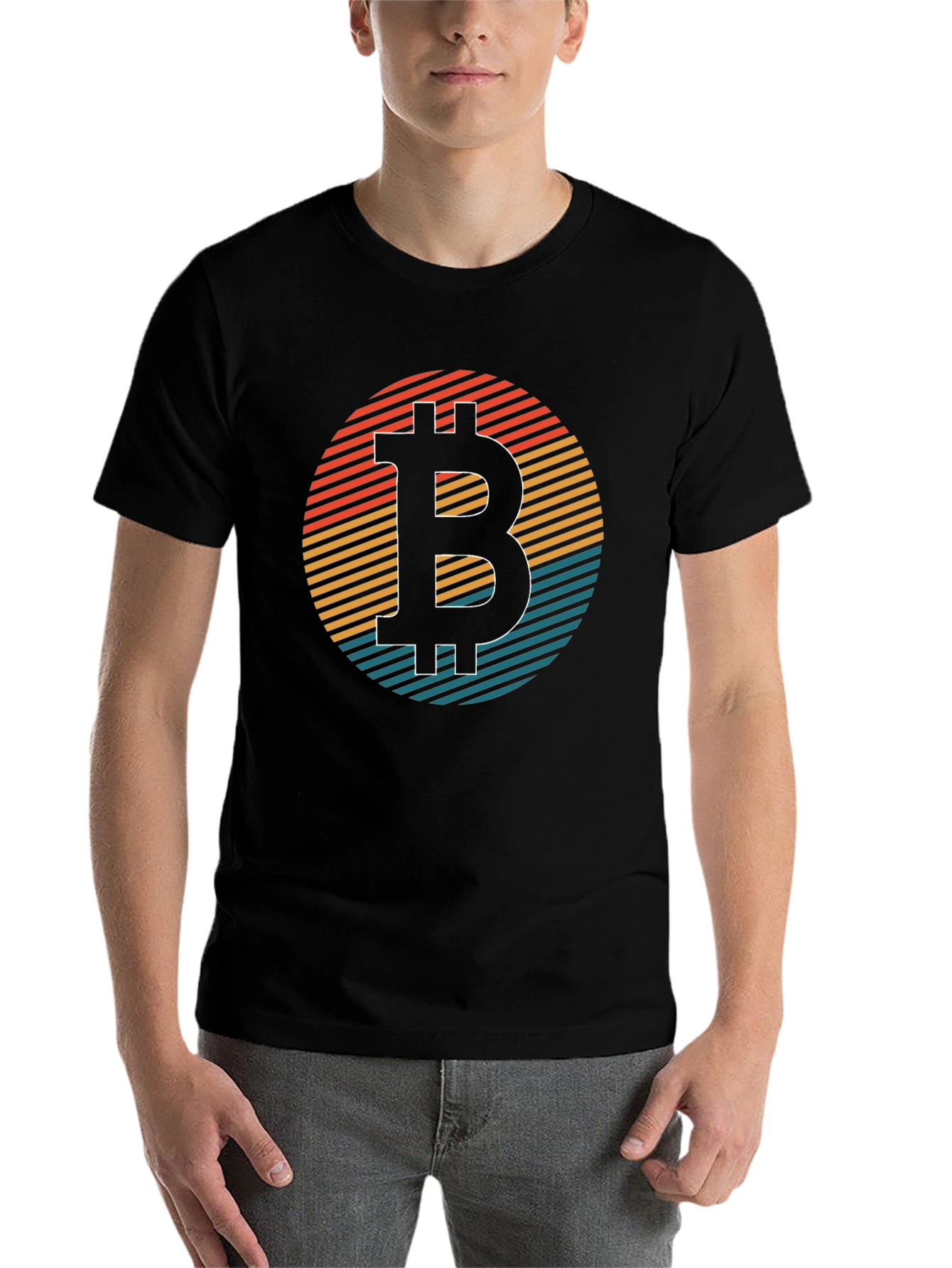 Bitcoin Retro Graphic Tee - Classic Crypto Style