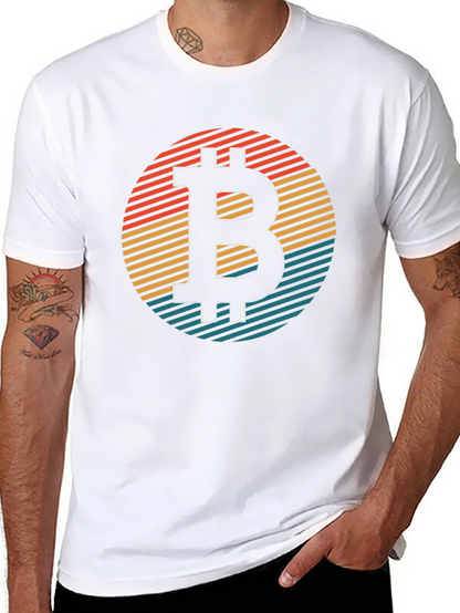 Bitcoin Retro Graphic Tee - Classic Crypto Style