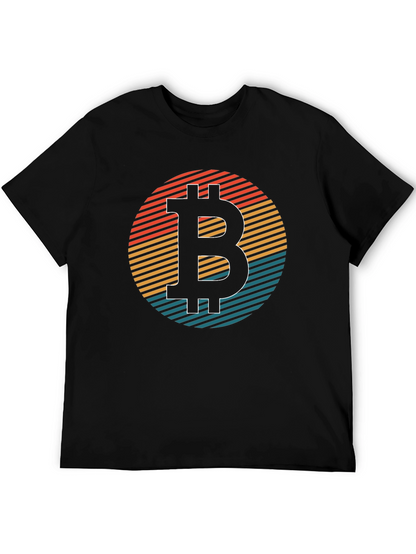Bitcoin Retro Graphic Tee - Classic Crypto Style