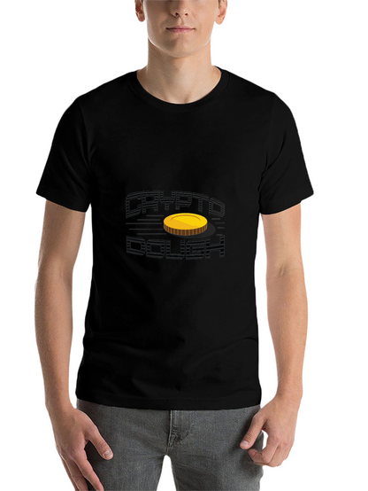 Crypto Dough T-Shirt - Black Crew Neck Tee