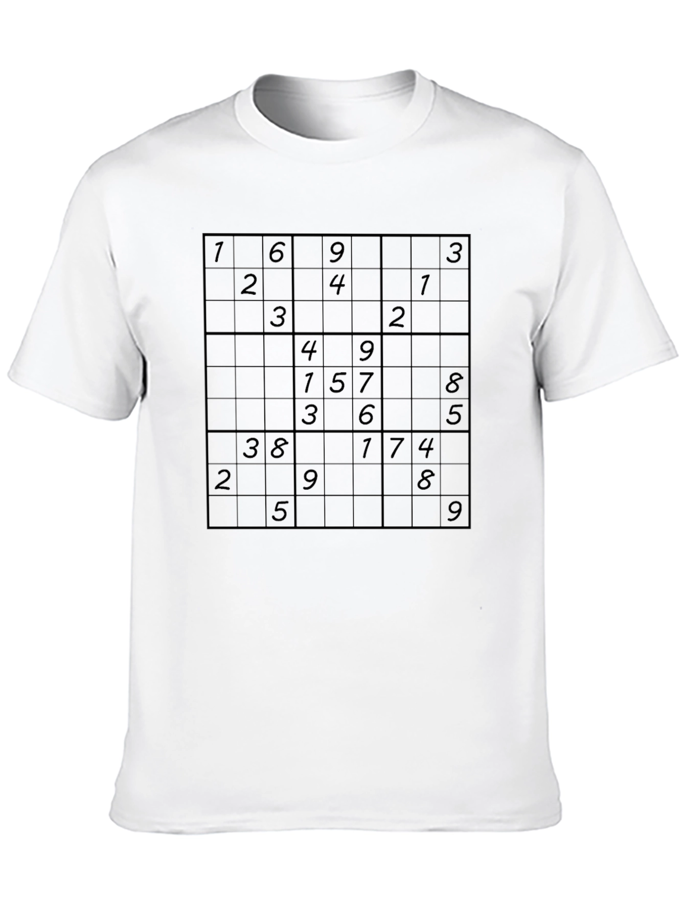 Sudoku Puzzle T-Shirt - Brain Teaser Tee