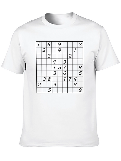 Sudoku Puzzle T-Shirt - Brain Teaser Tee