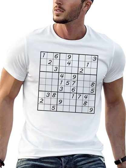 Sudoku Puzzle T-Shirt - Brain Teaser Tee