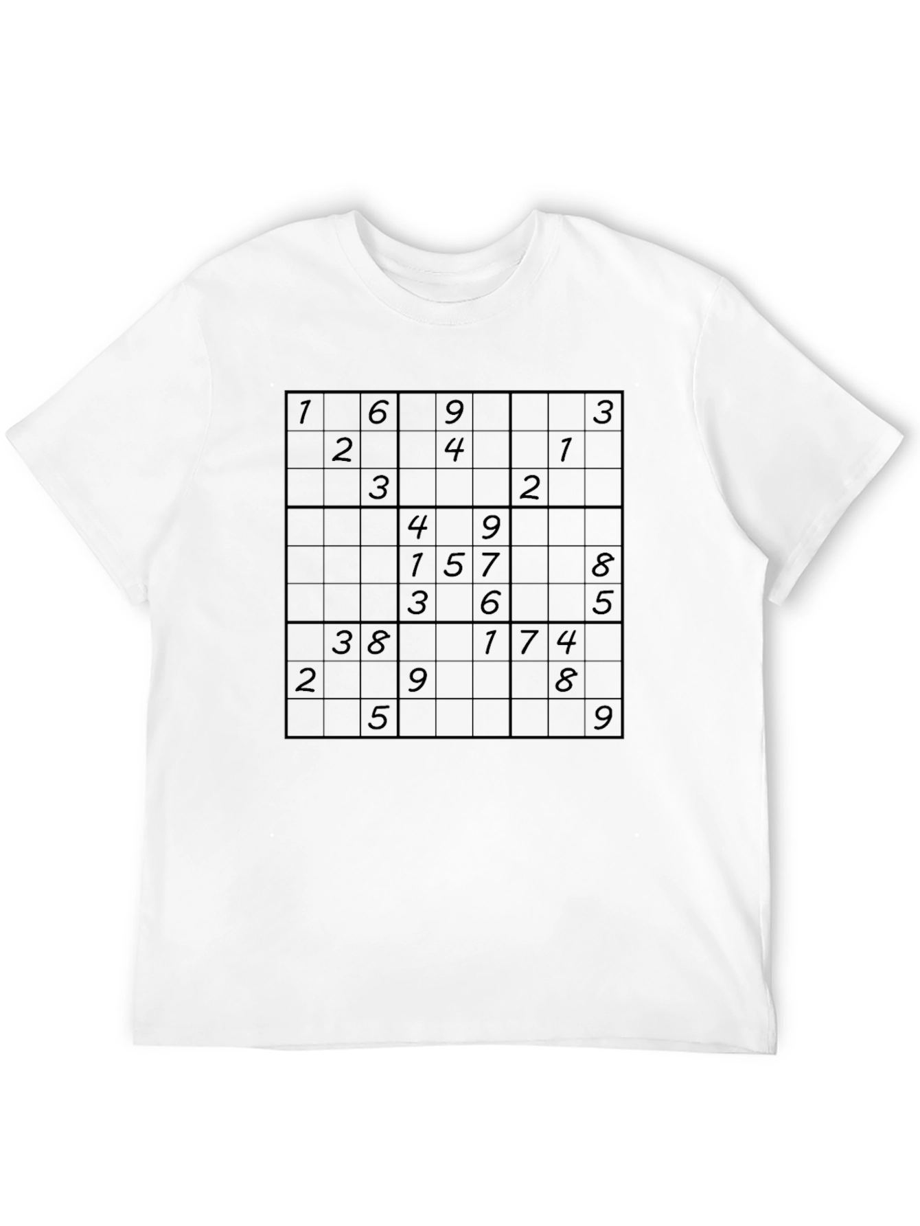 Sudoku Puzzle T-Shirt - Brain Teaser Tee