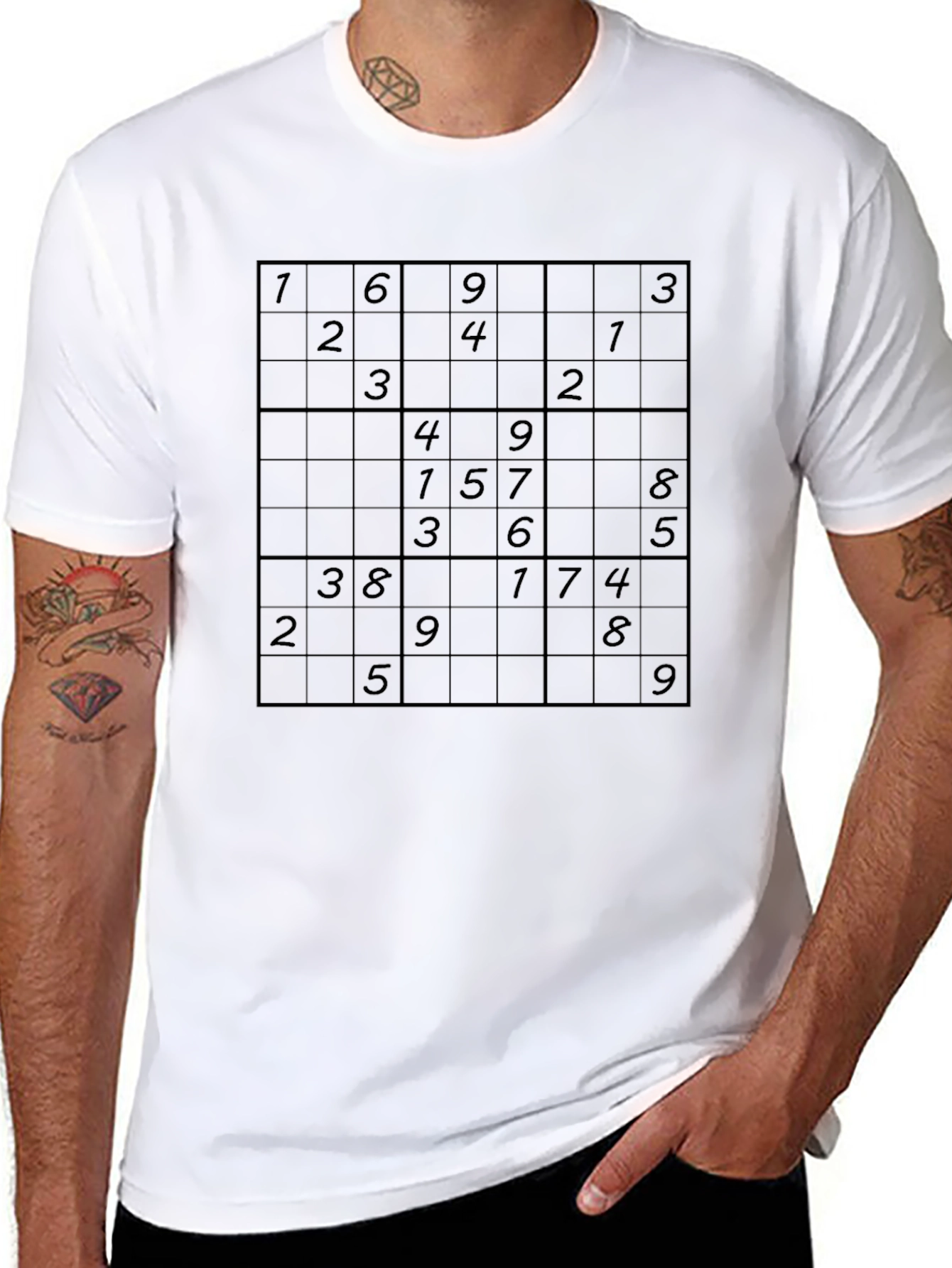 Sudoku Puzzle T-Shirt - Brain Teaser Tee