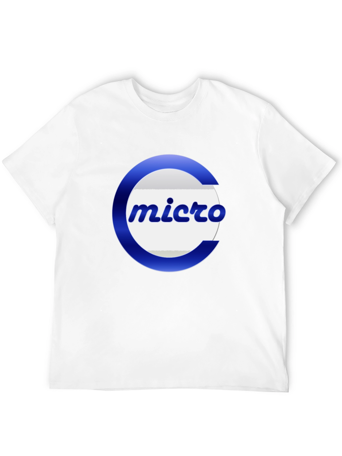 Micro Logo Black T-Shirt - Casual Graphic Tee
