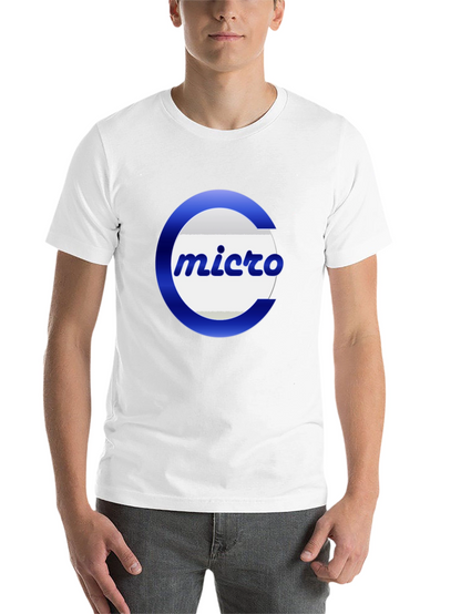 Micro Logo Black T-Shirt - Casual Graphic Tee