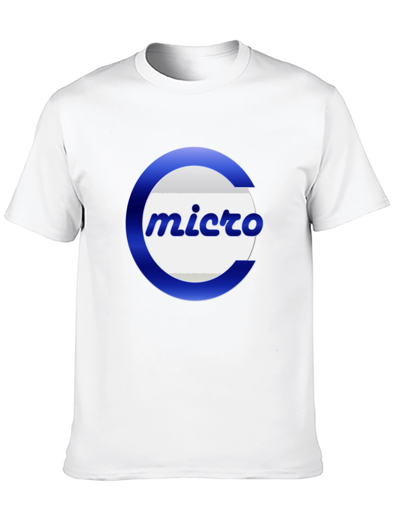Micro Logo Black T-Shirt - Casual Graphic Tee