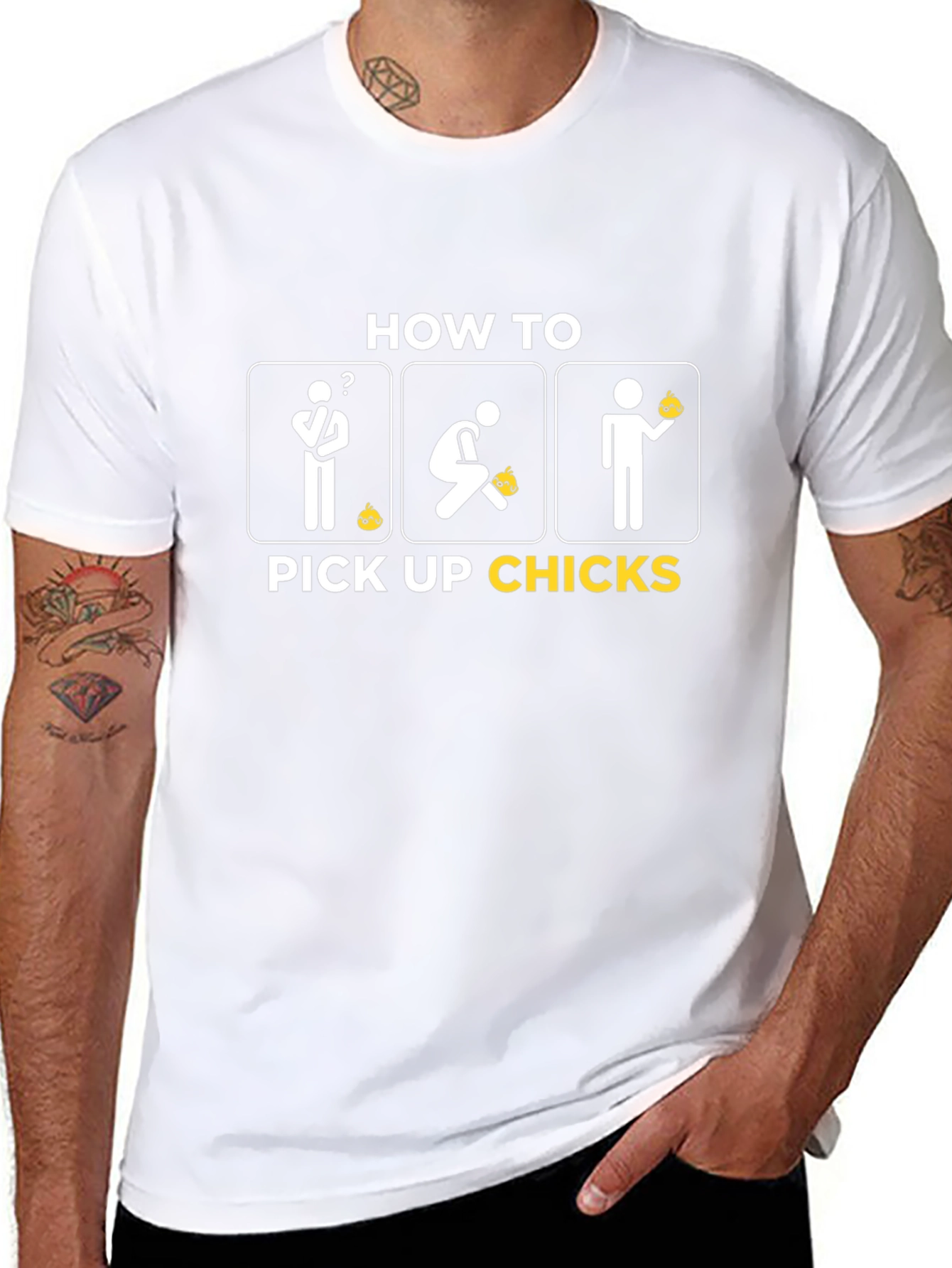 How to Pick Up Chicks Graphic T-Shirt