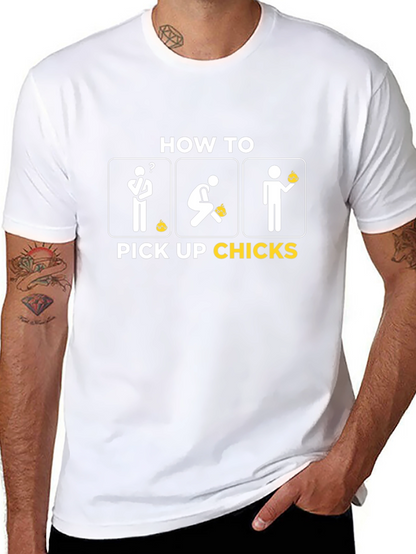 How to Pick Up Chicks Graphic T-Shirt
