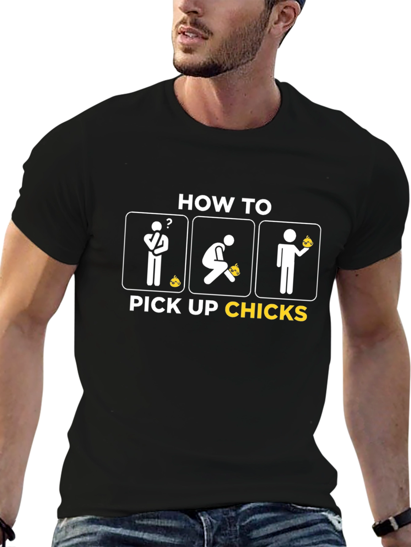 How to Pick Up Chicks Graphic T-Shirt
