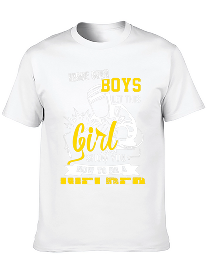 Welder Girl T-Shirt: Move Over Boys