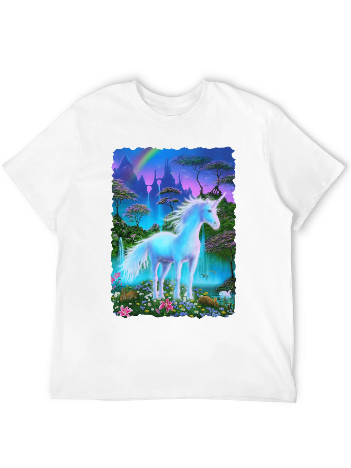 Unicorn Fantasy T-Shirt - Magical Scene