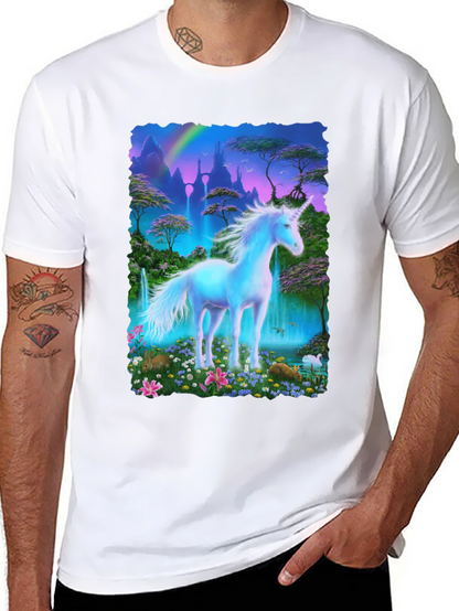 Unicorn Fantasy T-Shirt - Magical Scene