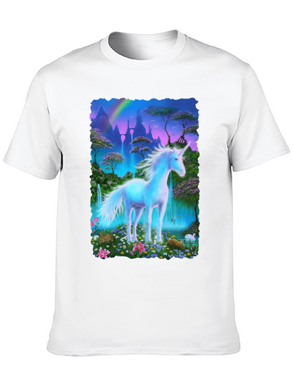 Unicorn Fantasy T-Shirt - Magical Scene