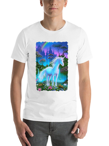 Unicorn Fantasy T-Shirt - Magical Scene