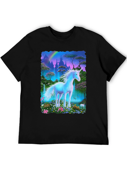Unicorn Fantasy T-Shirt - Magical Scene