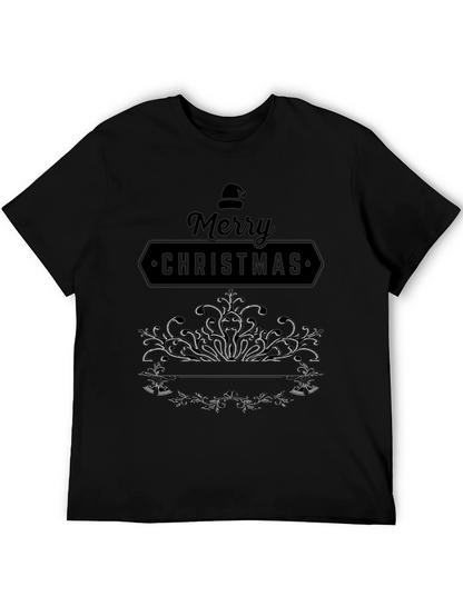 Festive Merry Christmas Graphic Tee - Holiday Style