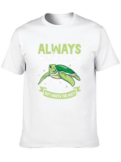 Always Late Turtle Graphic Tee
