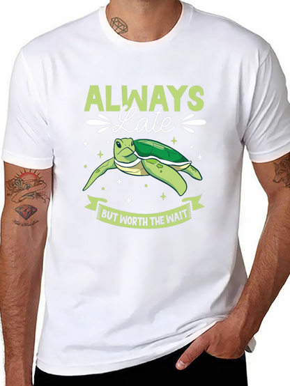 Always Late Turtle Graphic Tee