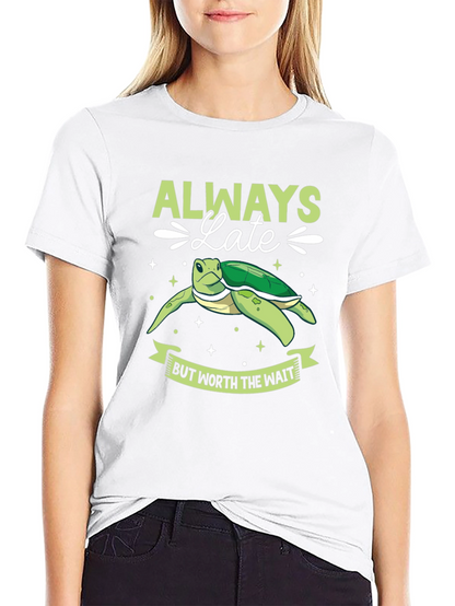 Always Late Turtle Graphic Tee