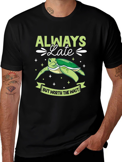 Always Late Turtle Graphic Tee