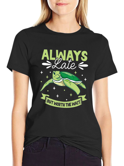 Always Late Turtle Graphic Tee