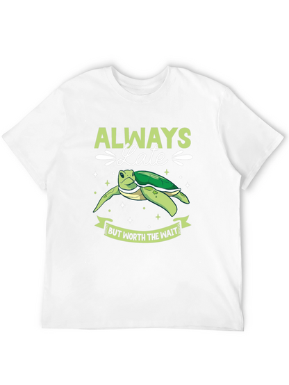Always Late Turtle Graphic Tee