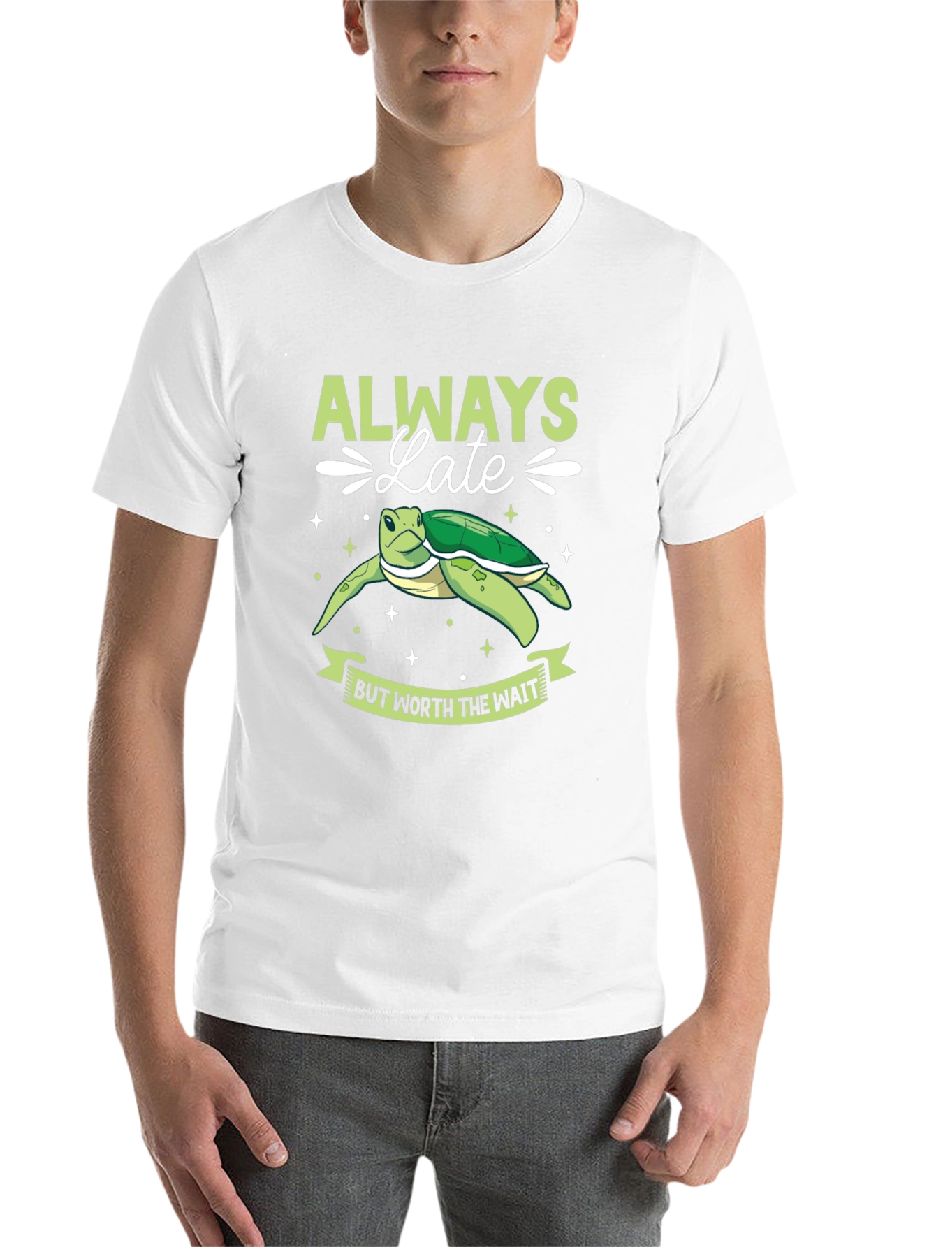 Always Late Turtle Graphic Tee