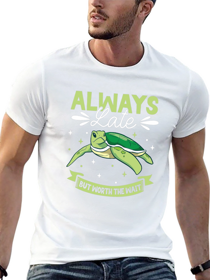 Always Late Turtle Graphic Tee
