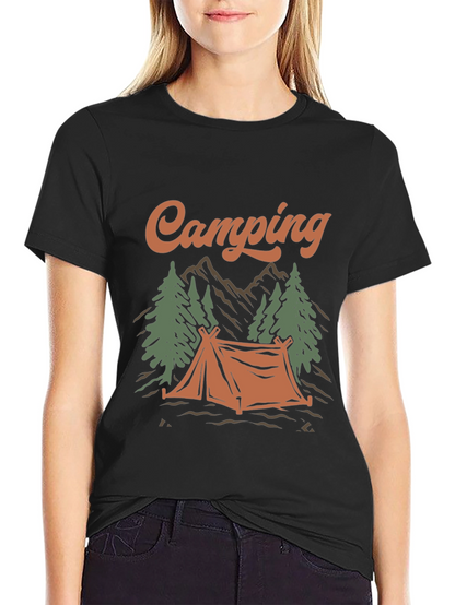 Camping Graphic Tee - Outdoor Adventure Shirt