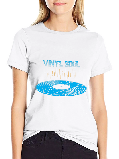Vinyl Soul Graphic Tee - Music Lover T-Shirt